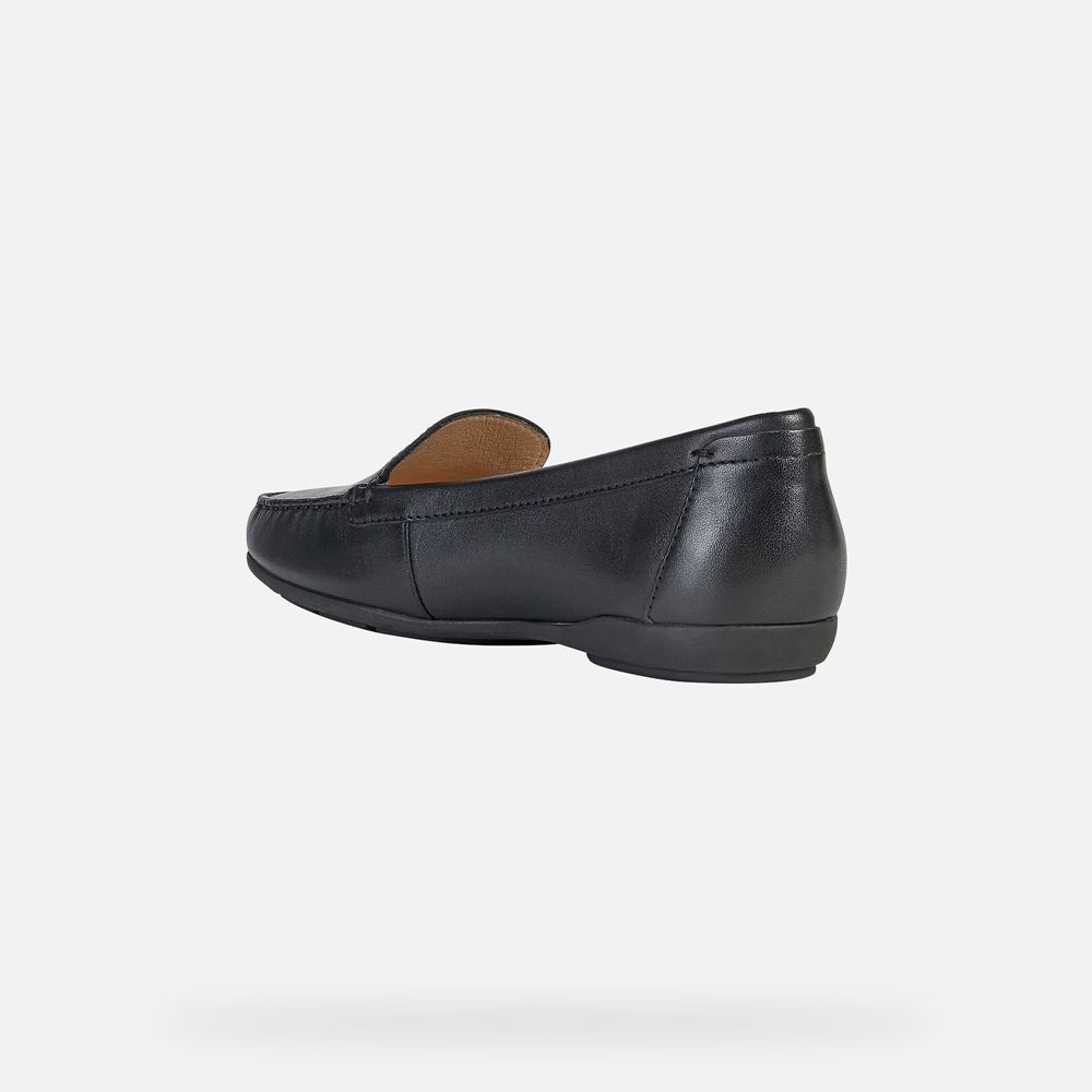 Geox Bayan Loafers Siyah - Annytah - TSJ-810679